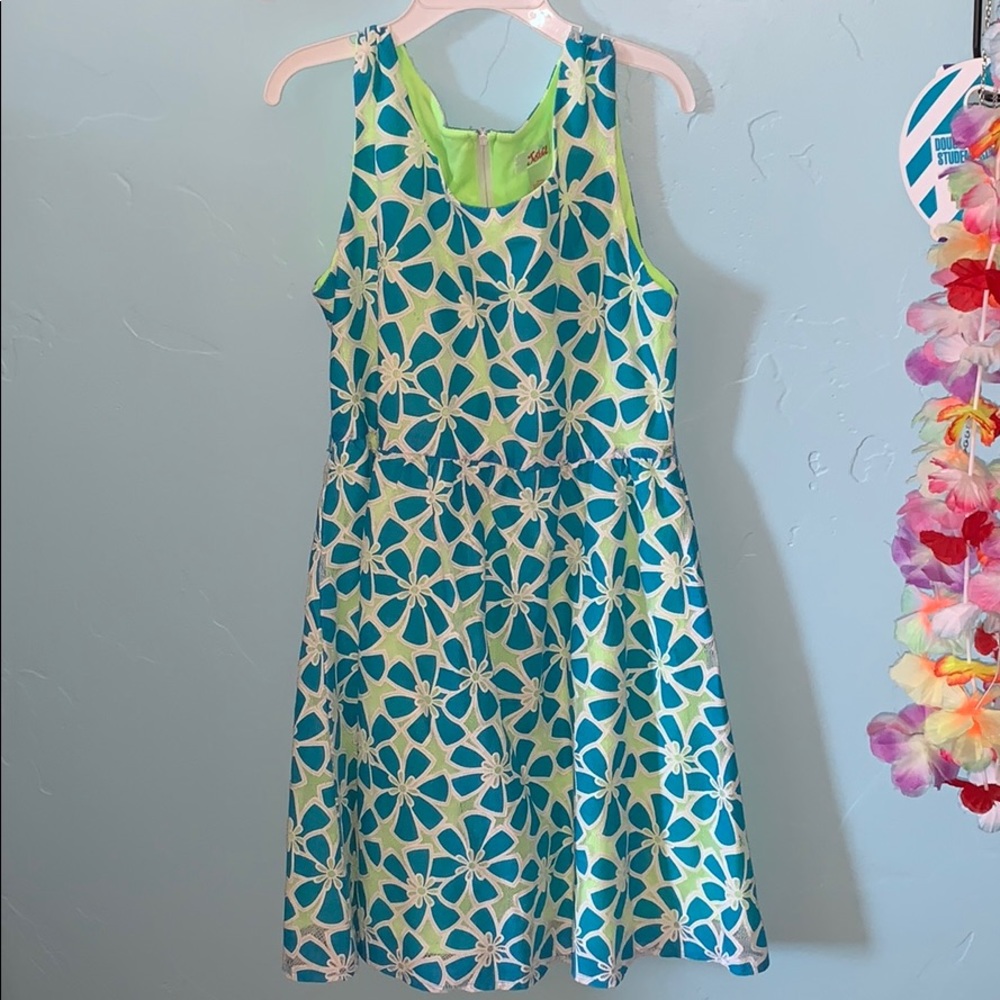 Floral girls Justice dress size 10